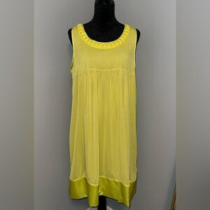 Lapis - Bright Yellow Shift Dress - Sz XL